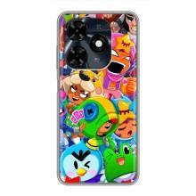 Чехлы Brawl Stars для TECNO Spark 20c (AlphaPrint)