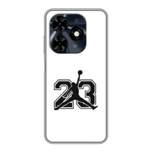 Чехлы для TECNO Spark 20c - с картинкой JORDAN (AlphaPrint) (Jordan 23)