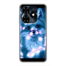 Чехлы с картинкой Лисички для TECNO Spark 20c (VPrint) (Яркая лисичка)