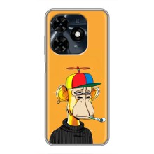 Чехлы с Обезьянами NFT для TECNO Spark 20c (AlphaPrint) (Скучающая Обезьяна NFT)
