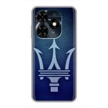 Чохли з тематикою "Круті машини" на TECNO Spark 20c – Лого Maserati