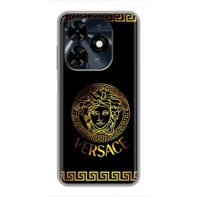 Чехлы VERSACE для Техно Спарк 20с (PREMIUMPrint) (Logo Versace)