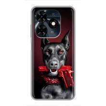Чехол ДОБЕРМАН для TECNO Spark 20c – Доберман злой
