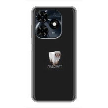 Чехол Майнкрафт на TECNO Spark 20c (AlphaPrint) Minecraft (Овечка Майнкрафт)