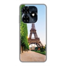 Чехол Эйфелева Башня для TECNO Spark 20c - (AlphaPrint) (Дорога в Париж)