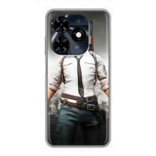 Чохол з картинкою "Герой Pubg" на TECNO Spark 20c – Пабг