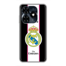 Чехол для TECNO Spark 20c с принтом (Лого Real Madrid)