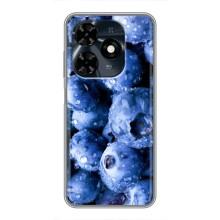 Чехол с изображением  вкусной еды для TECNO Spark 20c – Голубика