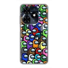 Чехол Амонг Ас для TECNO Spark 20c (AlphaPrint) (Убит)