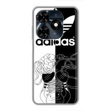 Чехол в стиле "Адидас" для Техно Спарк 20с – Adidas шнурки