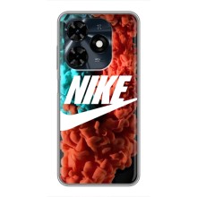 Чехол для TECNO Spark 20c - с принтом Найк (AlphaPrint) (Дымчатый найк)
