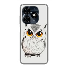 Чехол с птицами на TECNO Spark 20c (VPrint) (Милая Сова)