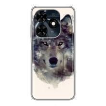 Чехол с Волком на TECNO Spark 20c – Волк