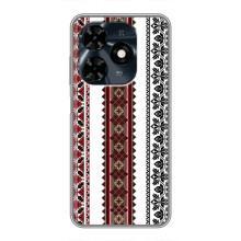 Силіконовый Чохол на TECNO Spark 20c з картинкой Вишиванки – Вишиваночки