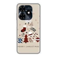 Чохол Санта Клаус для TECNO Spark 20c – Merry Christmas