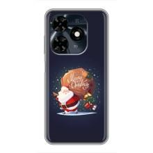 Чохол Санта Клаус для TECNO Spark 20c – Подарунки від Санти