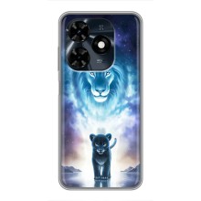 Чехол со Львом для TECNO Spark 20c (VPrint) (Маленький лев)