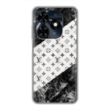 Чохол Стиль Louis Vuitton на TECNO Spark 20c – LV на білому