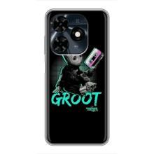 Чехол Супергерои Марвел на Техно Спарк 20с – Groot