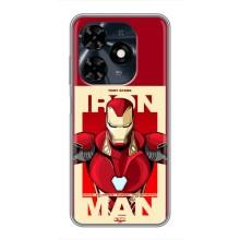 Чехол Супергерой Железный человек на TECNO Spark 20c – Iron man