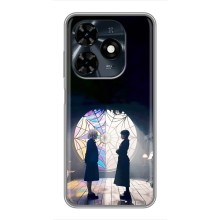 Чехлы Венсдей на TECNO Spark 20c Уэнсдей (AlphaPrint) (Уэнздей и Инид)