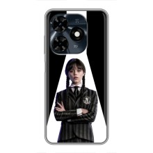 Чехлы Венсдей на TECNO Spark 20c Уэнсдей (AlphaPrint) (W-Wednesday)