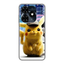 Чехол с Пикачу на TECNO Spark 20c (Пикачу в городе)