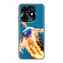 Чехол с принтом Фантастическая четверка для TECNO Spark 20c – Человек-Факел