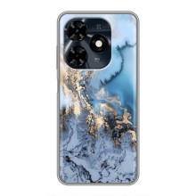 Мраморный чехол на TECNO Spark 20c (VPrint) (Нежный мрамор)