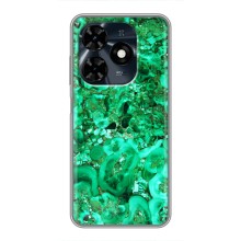 Мраморный чехол на TECNO Spark 20c (VPrint) (Салатный Мрамор)