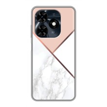 Мраморный чехол на TECNO Spark 20c (VPrint) (Тройной мрамор)