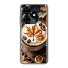 Чохол з унікальним дизайном 'Осінь з кавою' для TECNO Spark 20c – Пряна кава