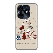 Різдвяні Чохли для TECNO Spark 20c (VPrint) (Merry Christmas)