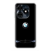 Силиконовый бампер с картинкой машины на TECNO Spark 20c – Черный BMW