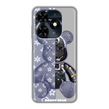 Силиконовый чехол для TECNO Spark 20c – Медведь Louis Vuitton