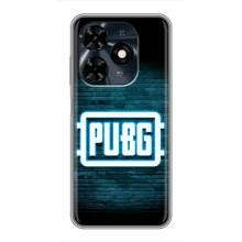 Чехол (TPU) с картинкой "Лого Пабг" на Техно Спарк 20с – Лого PUBG