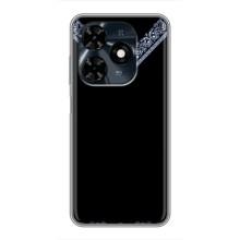 Силиконовый Чехол на TECNO Spark 20c – Воротник вышиванки