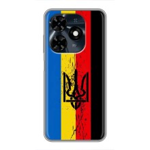 Украинские Чехлы для TECNO Spark 20c с картинкой УПА (AlphaPrint) (Флаг УПА)