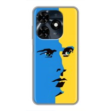 Украинские Чехлы для TECNO Spark 20c с картинкой УПА (AlphaPrint) (Степан Бандера)
