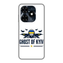 Защитные чехлы (Призрак Киева) для TECNO Spark 20c (AlphaPrint) (GHOST of Kyiv)