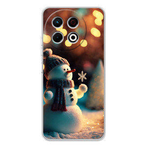 Чехлы на Новый Год TECNO Spark 30 Pro – Снеговик праздничный