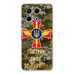 Чехлы на военную тематику для TECNO Spark 30 Pro – ВС ЗСУ