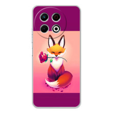 Чехлы с картинкой Лисички для TECNO Spark 30 Pro (VPrint) (Лисичка с розочкой)