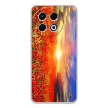 Чехол с картинкой (Стильные) для ТЕКНО Спарк 30 Про - (AlphaPrint) – Поле тюльпанов