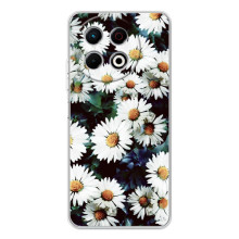 Чехол с картинкой (Стильные) для ТЕКНО Спарк 30 Про - (AlphaPrint) – Ромашки