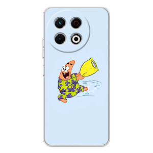 Чохли з Патріком на TECNO Spark 30 Pro – Патрік із подушкою