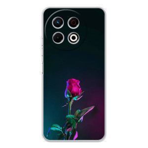Чохли з принтом Троянд для TECNO Spark 30 Pro – Нічна троянда