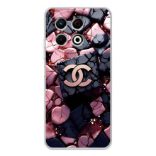 Чехол (Dior, Prada, YSL, Chanel) для TECNO Spark 30 Pro (Шанель)
