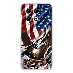 Чохол Прапор USA для TECNO Spark 30 Pro – Прапор USA