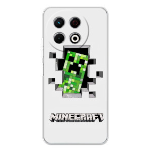 Чохол Майнкрафт на TECNO Spark 30 Pro (AlphaPrint) Minecraft